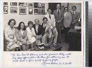 Dr. and Mrs. David B. Stevens with Jesse Helms and staff